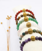JOY™ unisexo Bracciale di perle di giadeite