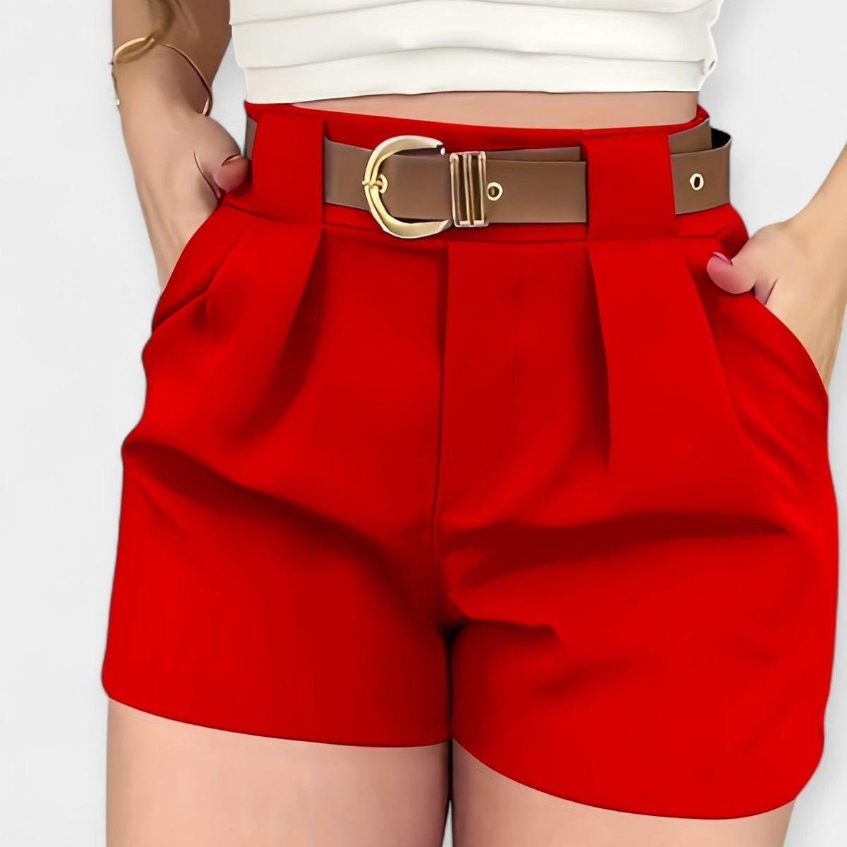 Eleganti Pantaloni Plissettati a Vita Alta - Stile e Comfort per Ogni Occasione