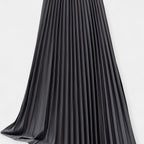 Elegante Gonna Lunga Plissettata in Satin: Stile e Comfort per Ogni Occasione!
