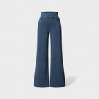 Irene - Pantaloni Denim a Gamba Larga: Stile e Comfort per Ogni Occasione!