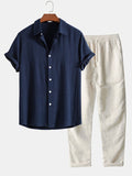 Abito Casual Leo: Eleganza Estiva con Pantaloni in Lino