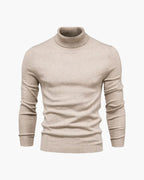 JANGSAN Maglione in Lana Merino con Collo Alto - Eleganza e Comfort per Ogni Occasione