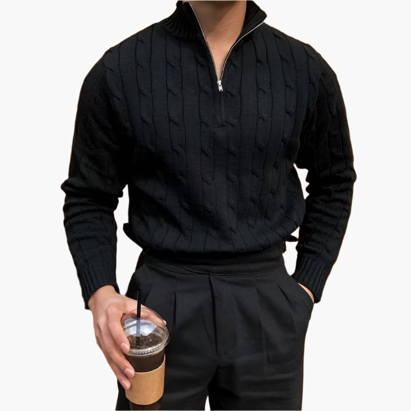 GWANGJU Maglione Mezza Zip: Stile e Comfort per Ogni Occasione!