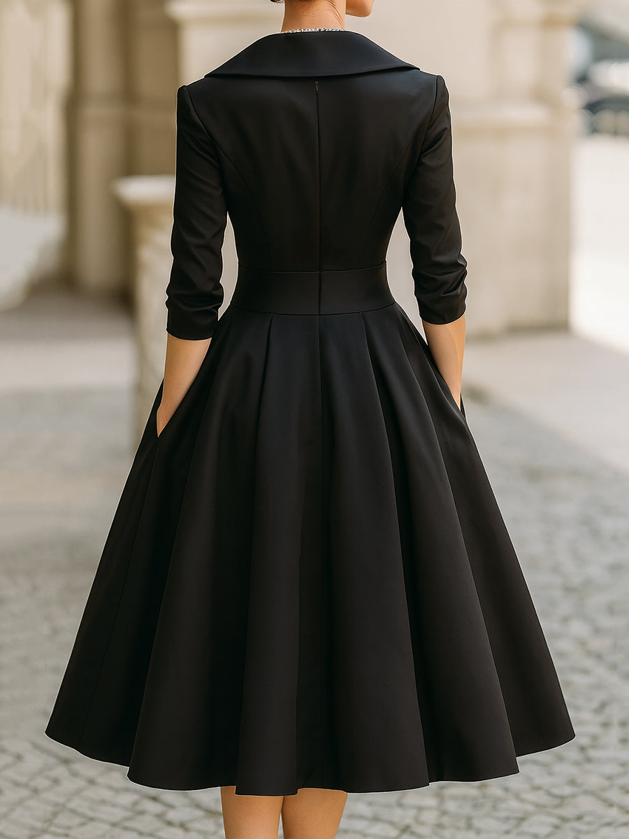ALICIA | Abito Midi Elegante per Ogni Occasione