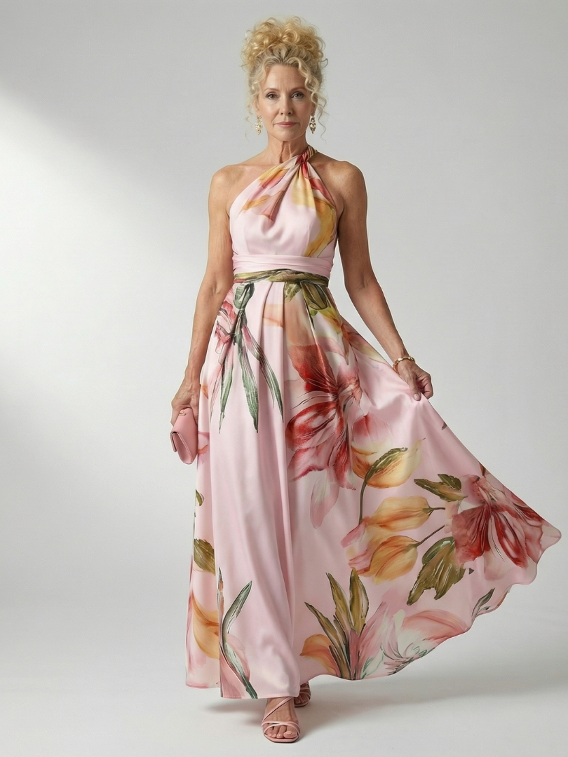 Amiel | Abito Maxi Floreale Leggero: Eleganza e Stile per Ogni Occasione!