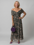 Calen | Vestito Midi Spalle Scoperte - Eleganza e Stile