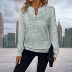 Maglione a Punto con Zip: Stile e Comfort per Ogni Occasione!