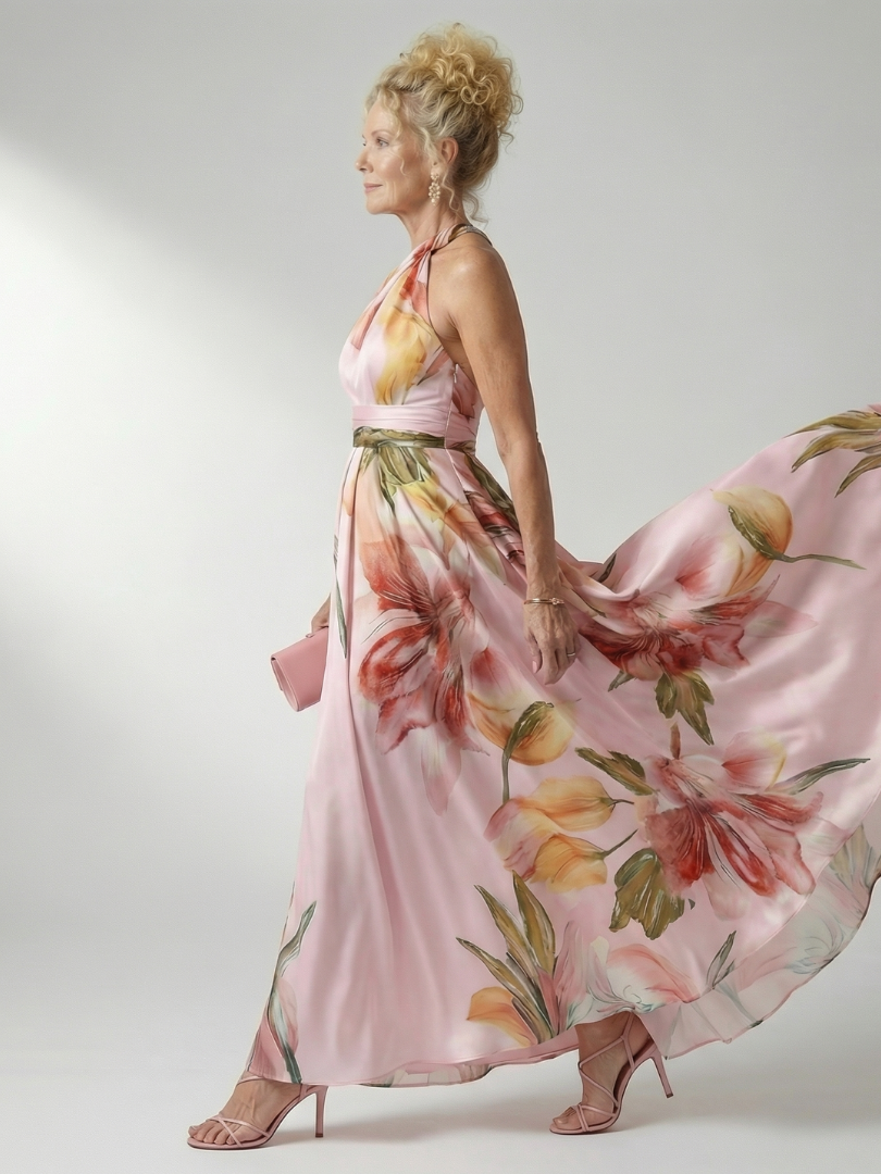 Amiel | Abito Maxi Floreale Leggero: Eleganza e Stile per Ogni Occasione!