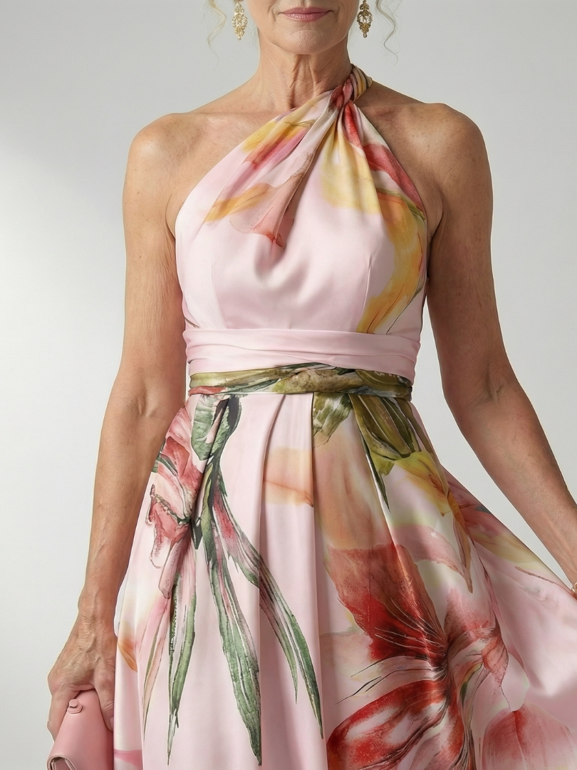 Amiel | Abito Maxi Floreale Leggero: Eleganza e Stile per Ogni Occasione!