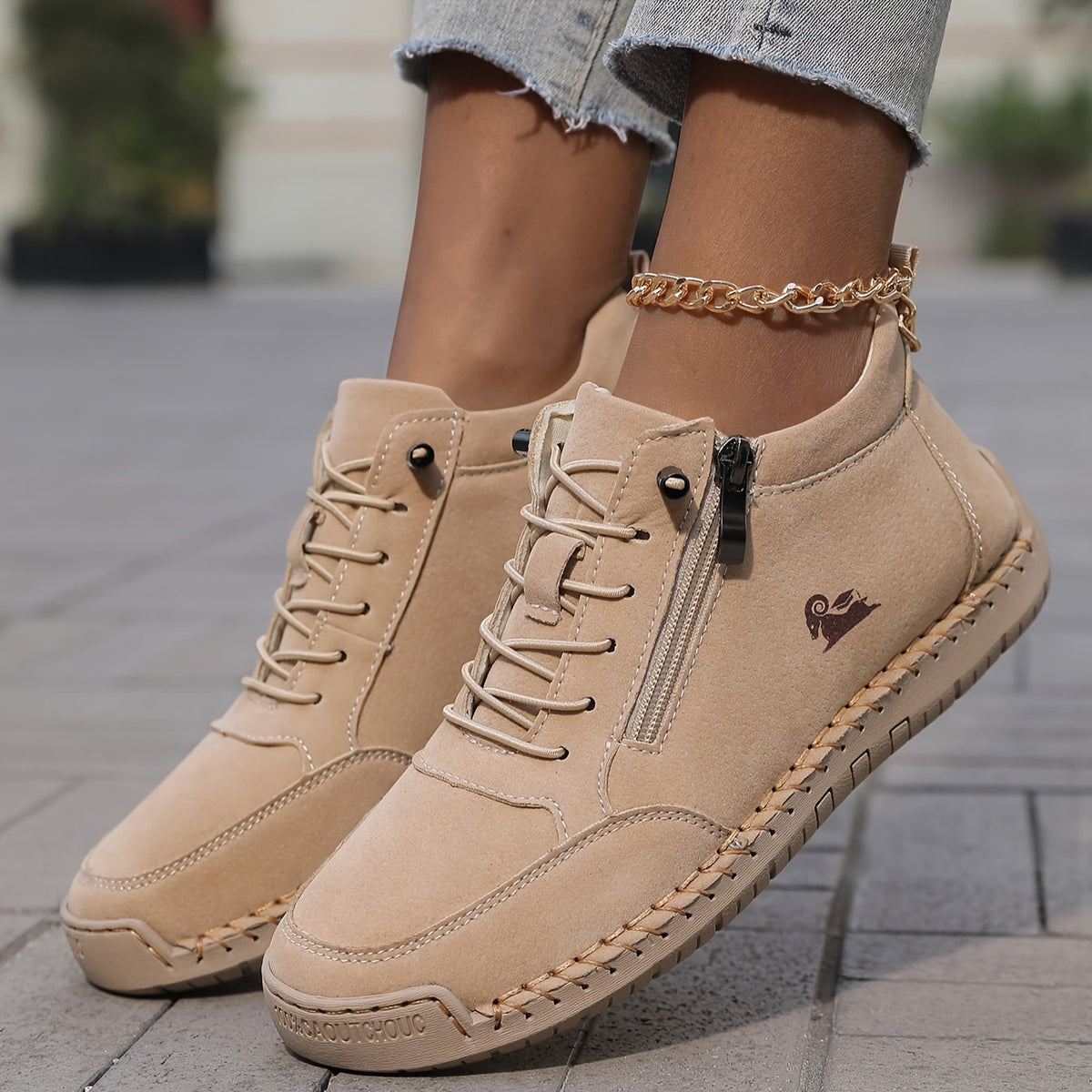 Mila – Sneakers Ortopediche Comode con Cerniera per il Massimo Comfort