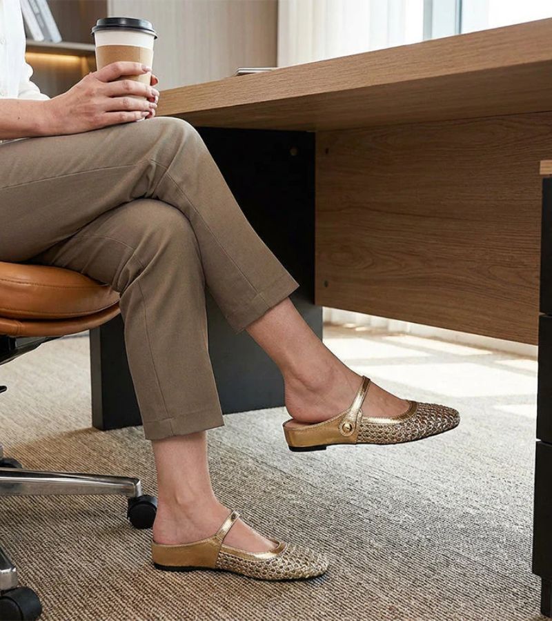 Mary-Jane | Mules 100% Traspiranti per Comfort e Stile