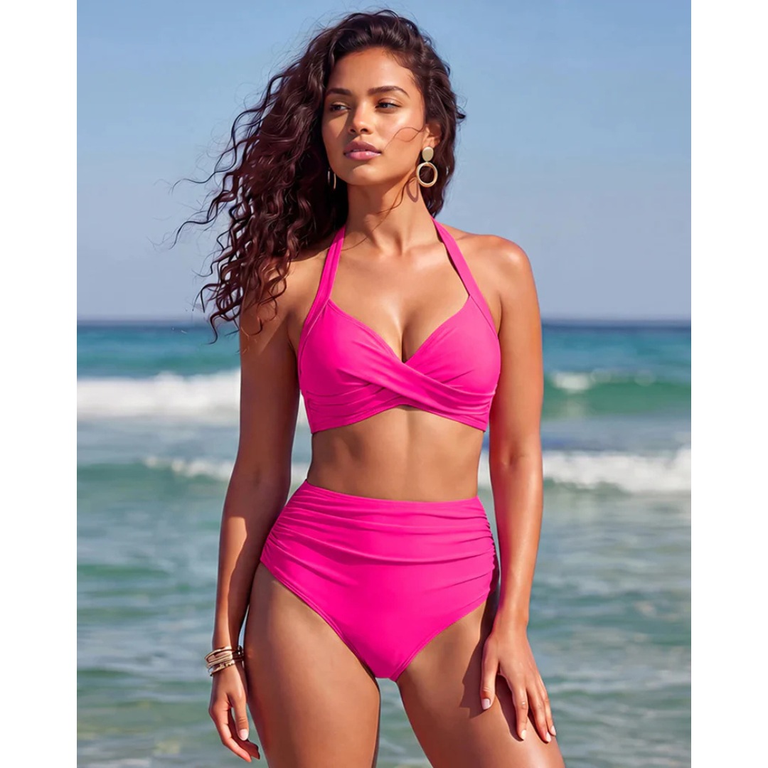 SARA™ | Bikini 2-in-1 Alta Vita con Controllo Pancia - Stile e Comfort per l'Estate!