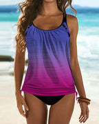 Frieda™ | Tankini Colorato con Stile Leopardato - Comfort e Moda per l'Estate!