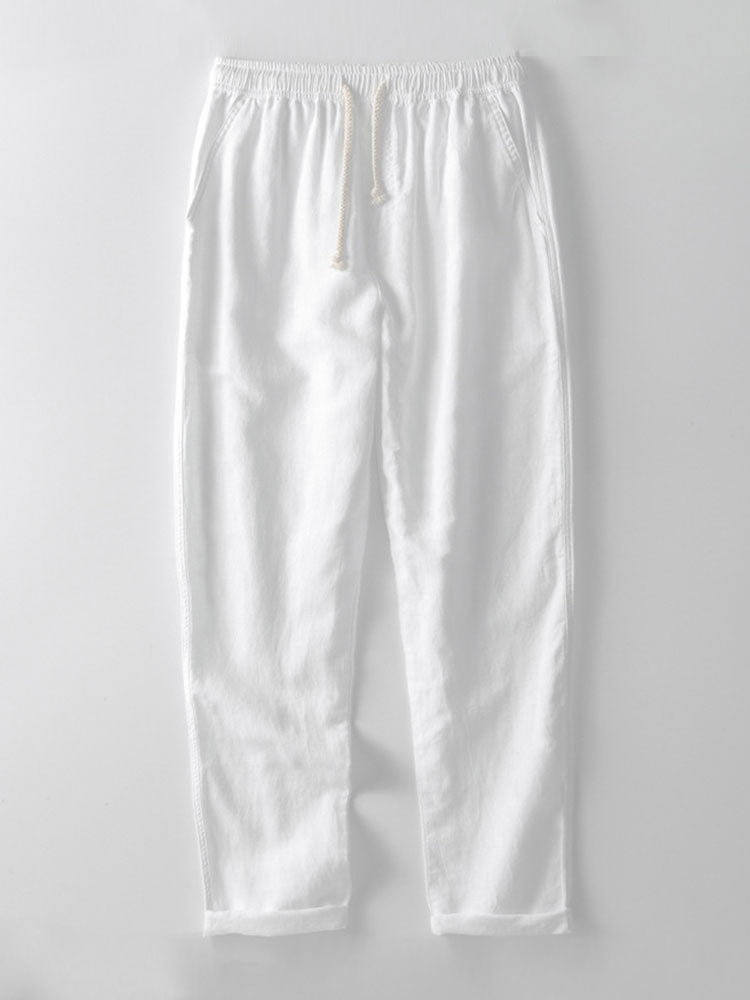 Abito Casual Leo: Eleganza Estiva con Pantaloni in Lino