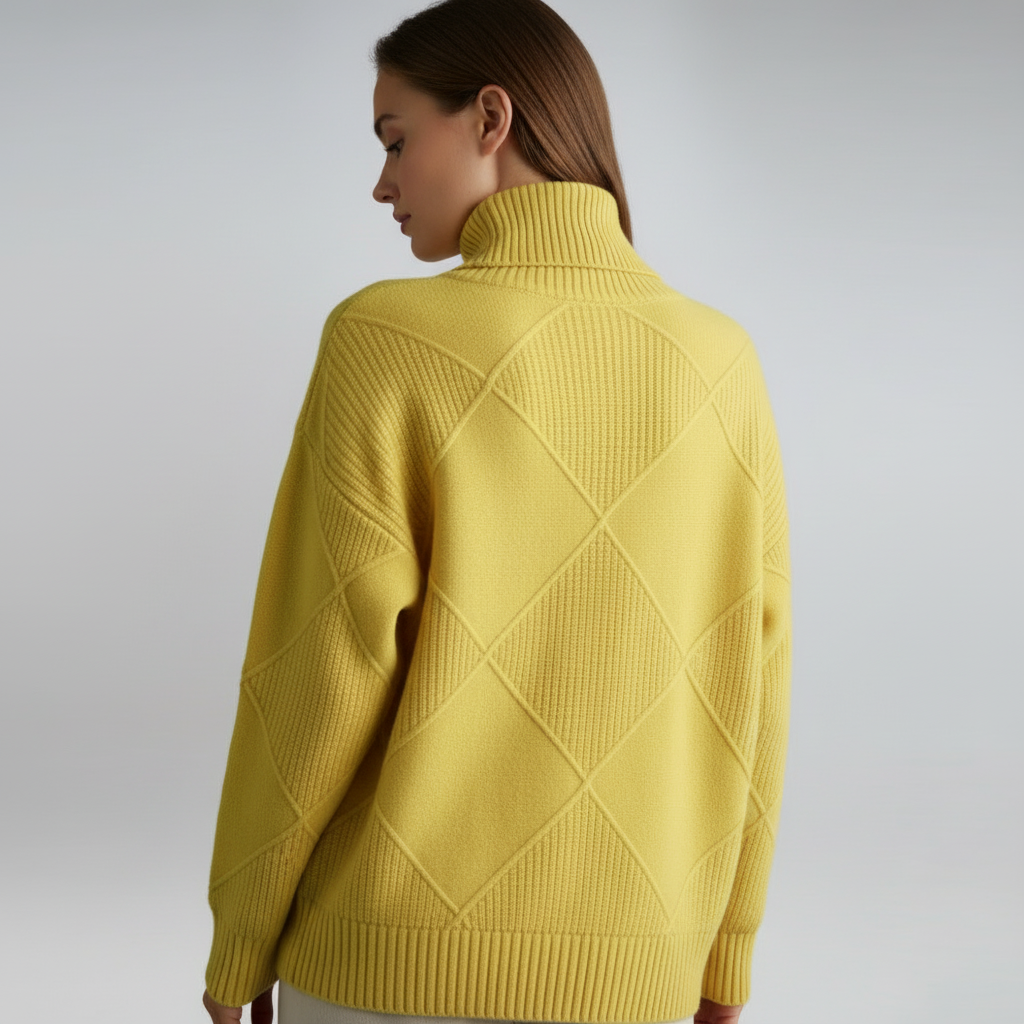 Pullover Morbido con Collo Alto - Comfort e Stile per Ogni Occasione!