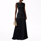 Celeste | Maxi Abito Plissettato Elegante per Ogni Occasione