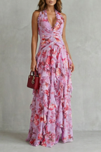 Bella | Vestito Lungo Elegante con Collo Halter - Stile e Comfort per Ogni Occasione!