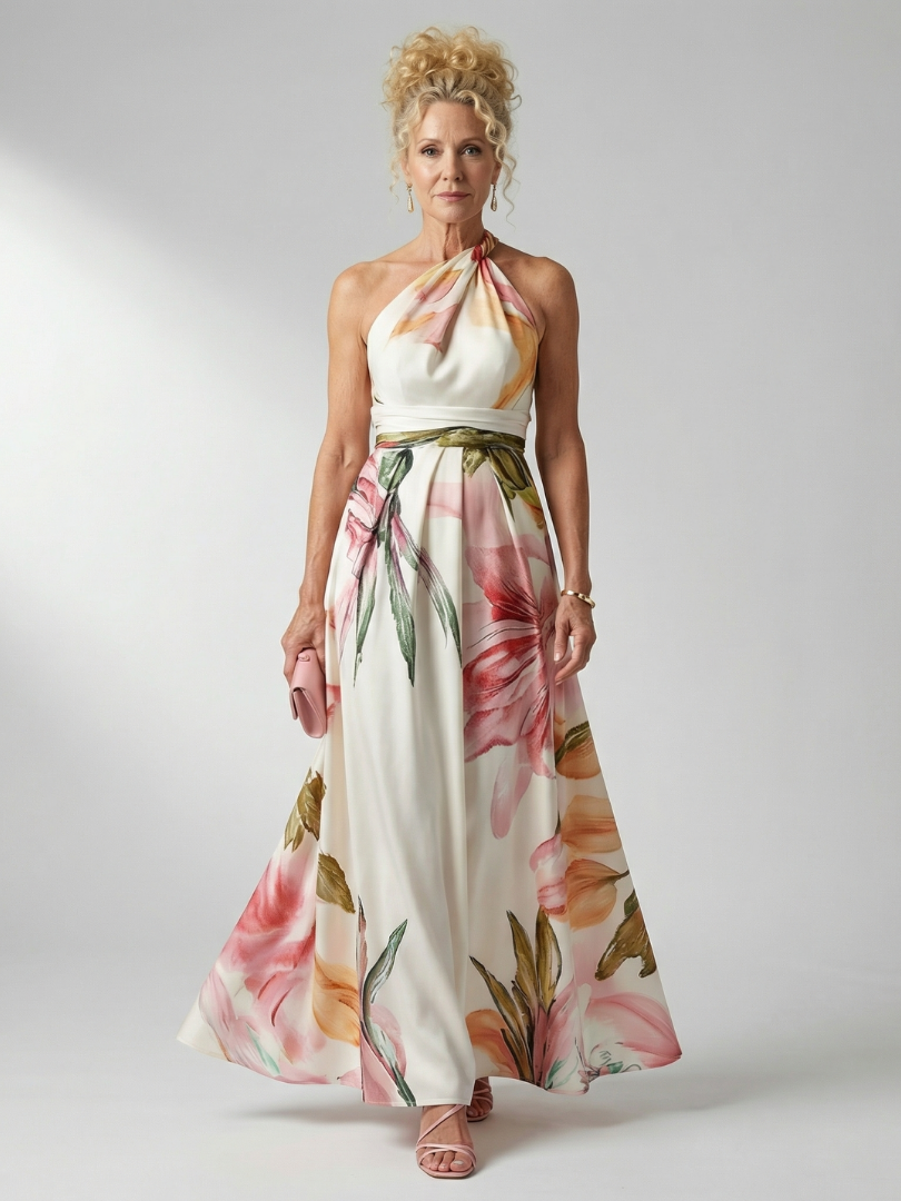 Amiel | Abito Maxi Floreale Leggero: Eleganza e Stile per Ogni Occasione!