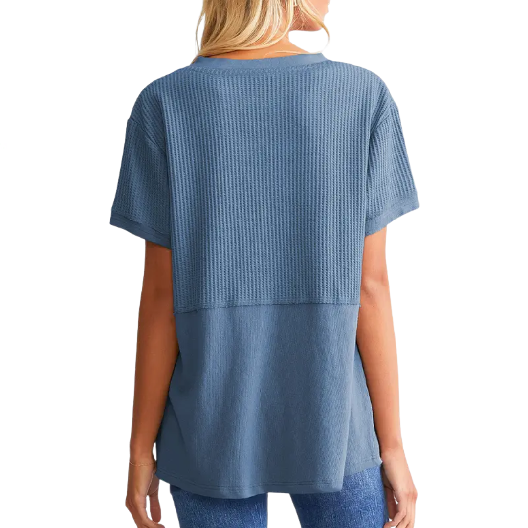 GRACIE™ | Comodo maglione in viscosa a righe