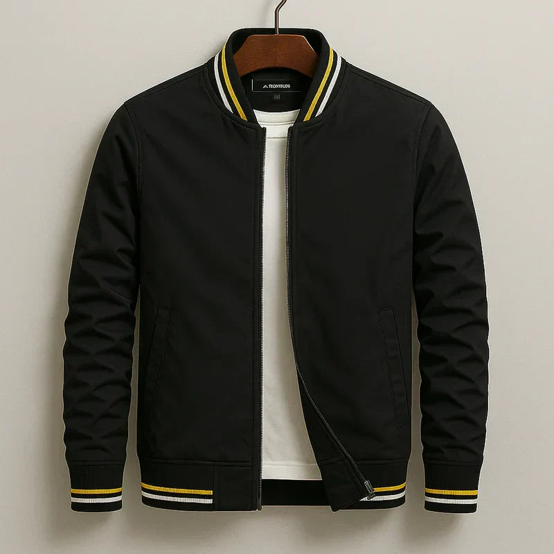 Giacca Bomber a Righe Mário - Stile Unico e Trendy!