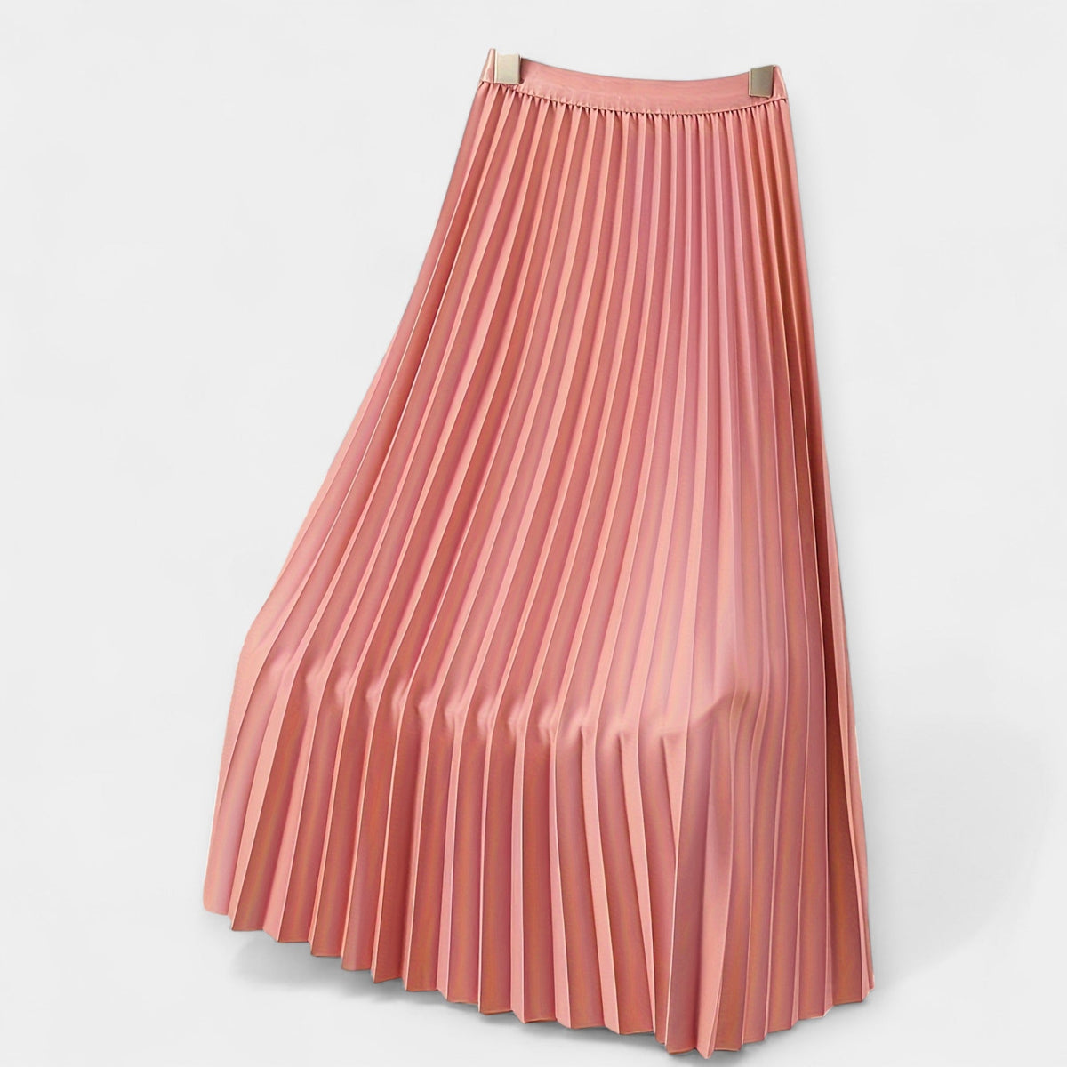 Elegante Gonna Lunga Plissettata in Satin: Stile e Comfort per Ogni Occasione!