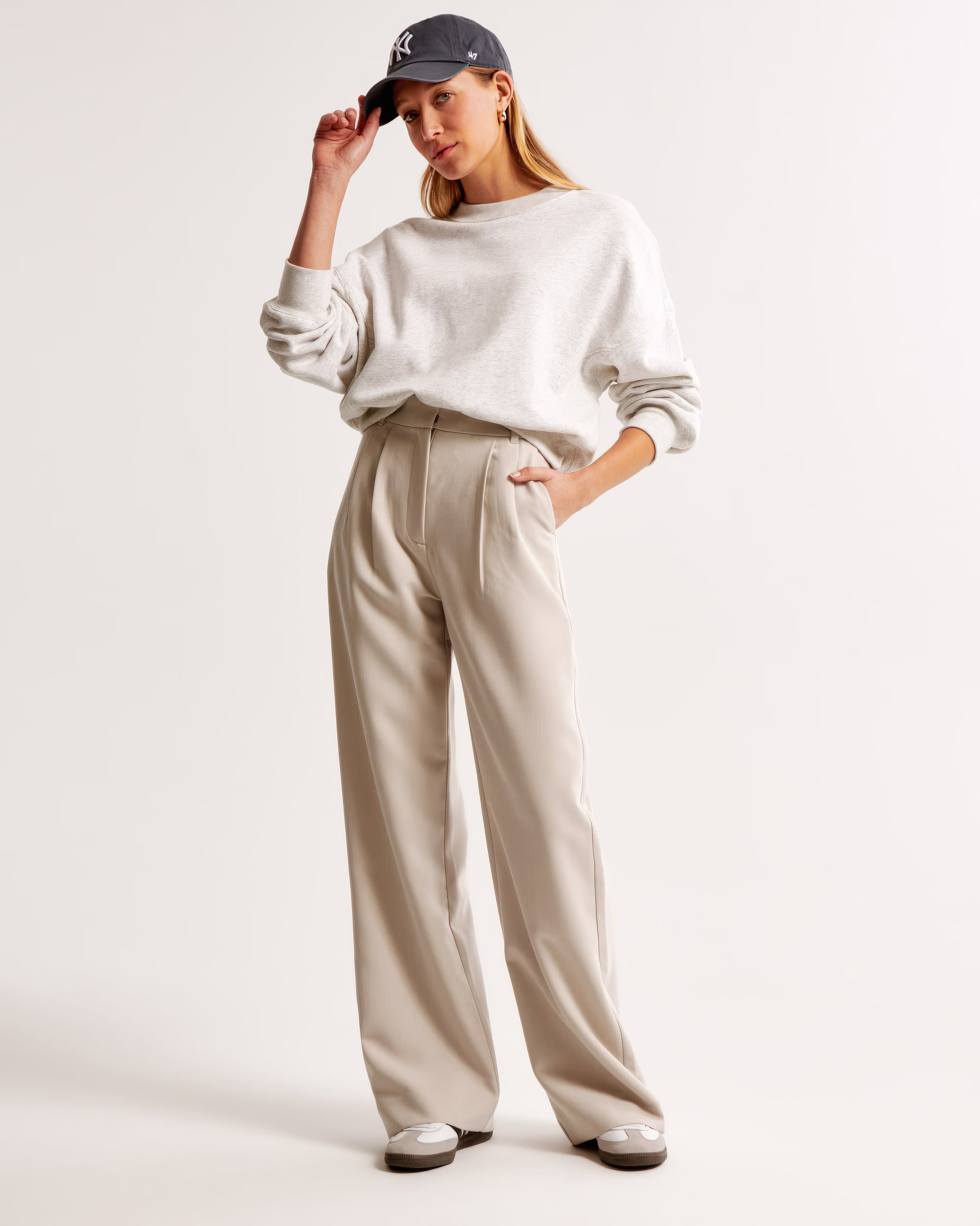 MILENA™ | Eleganti pantaloni a pieghe con gamba larga – Comfort e classe in un unico capo