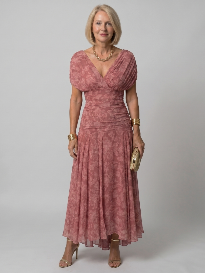 Calen | Vestito Midi Spalle Scoperte - Eleganza e Stile