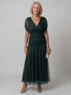 Calen | Vestito Midi Spalle Scoperte - Eleganza e Stile