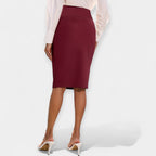 Elegante Gonna Midi a Vita Alta - Stile e Comfort per Ogni Occasione!