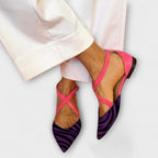 Fenna - Ballerine Eleganti a Righe per un Look Chic