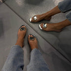BIANCA™ | Sandali Donna trasparenti con Gemme