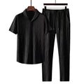 Set Elegante: Polo e Pantaloni in Cotone per un Look Fresco e Confortevole