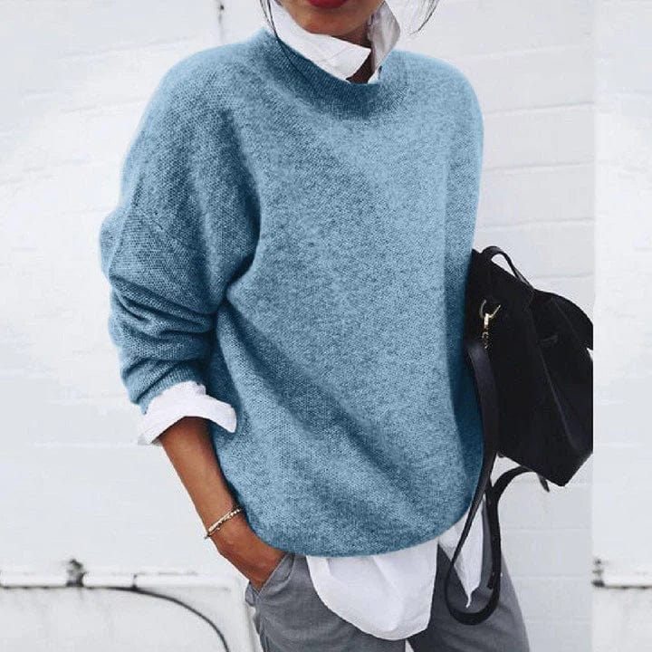 Maglione in Cashmere con Collo Tondo: Eleganza e Comfort per Ogni Occasione