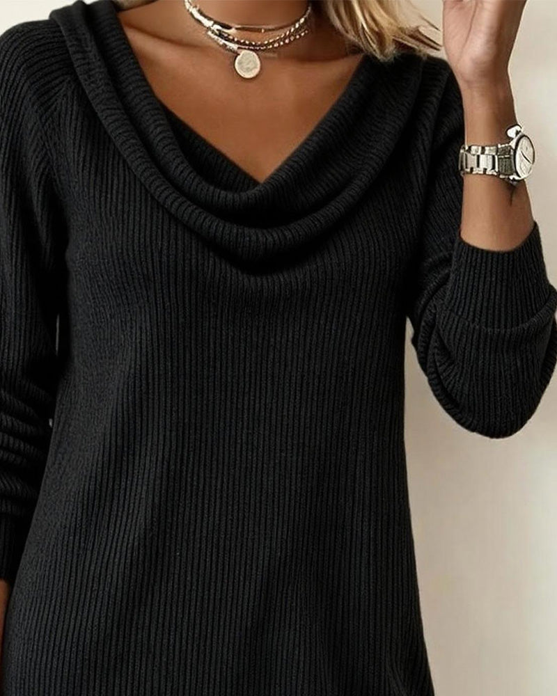 Celine | Abito Elegante Giornaliero con Maniche Lunghe e Collo Alto - Stile e Comfort per Ogni Occasione