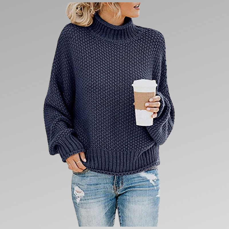 Maglione Elegante con Collo Alto - Comfort e Stile per Ogni Occasione!
