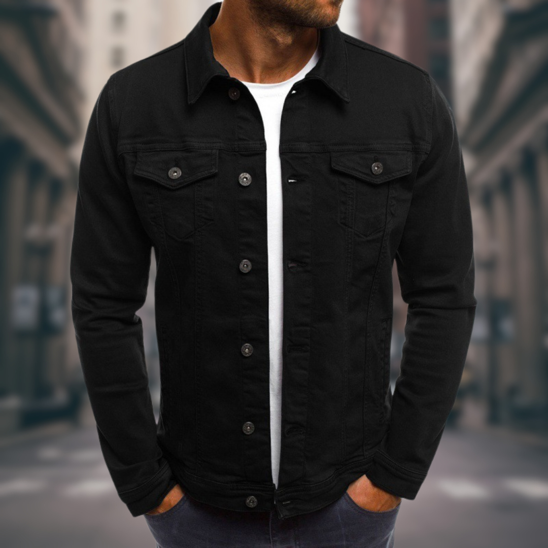 Artur - Giacca Slim Fit in Denim: Stile e Comfort per Ogni Occasione!