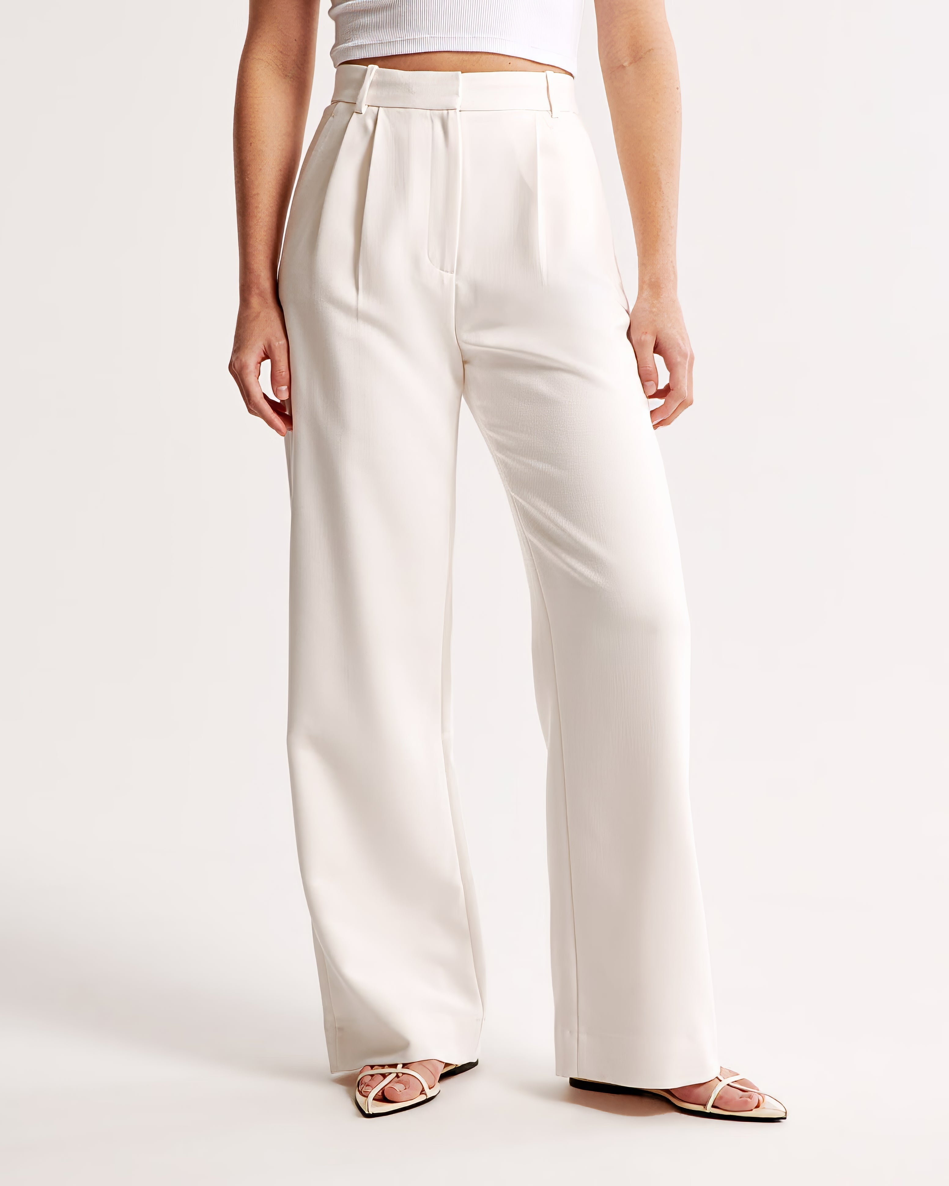 MILENA™ | Eleganti pantaloni a pieghe con gamba larga – Comfort e classe in un unico capo