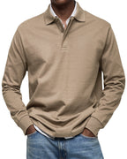 Maglietta Polo a Maniche Lunghe Alexandre Casual - Stile e Comfort per Ogni Occasione!