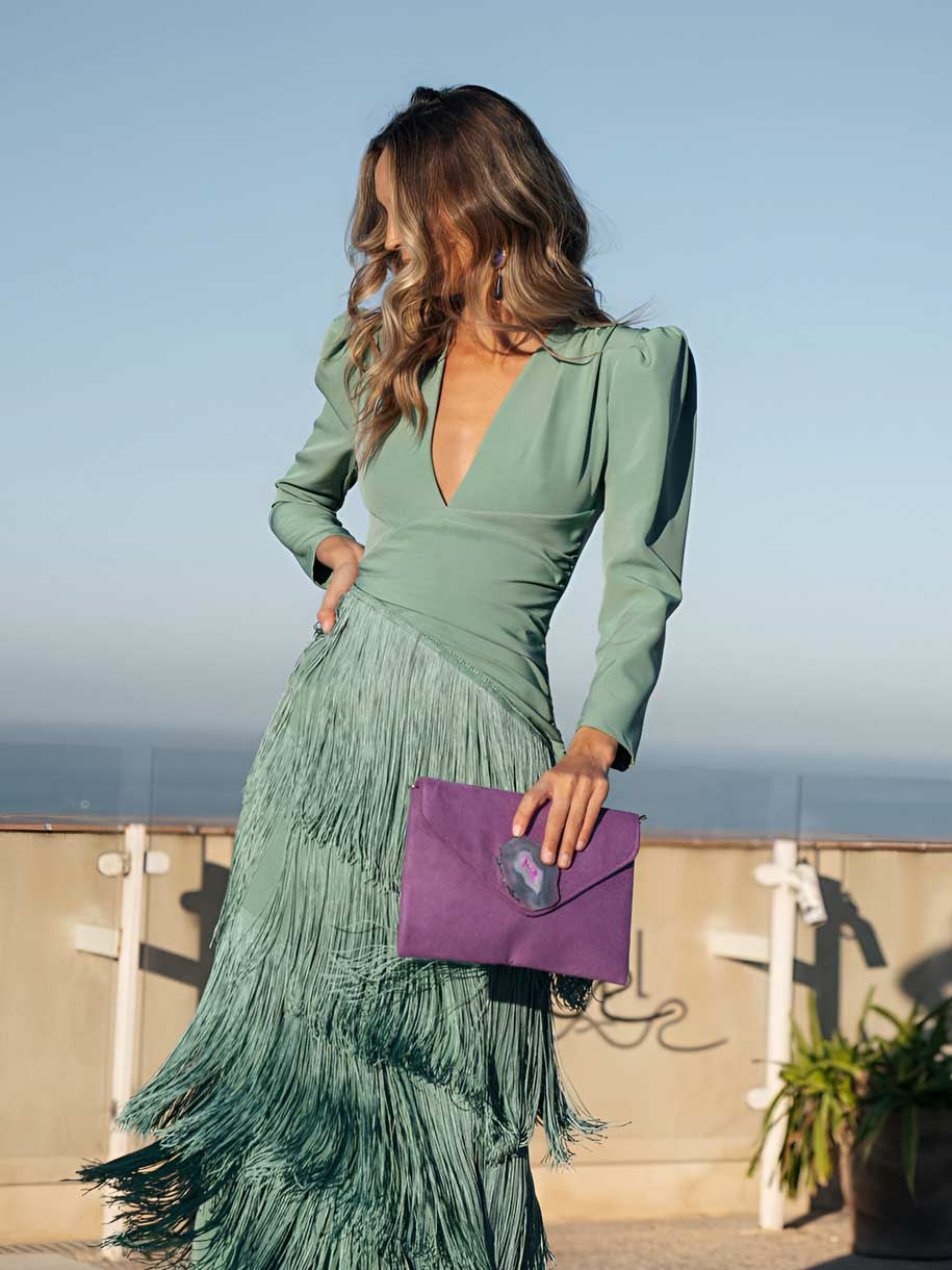 Vestito Ronda con Frange: Eleganza e Stile Unico!