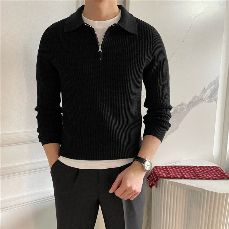 Maglione con Zip GONGJU: Stile e Comfort per Ogni Occasione!