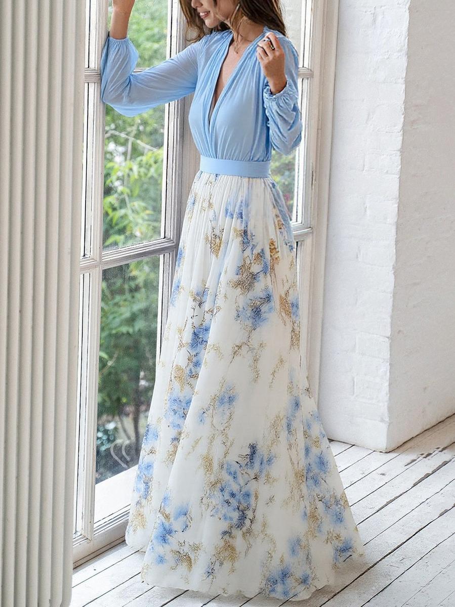 Penelope | Abito Maxi Floreale Elegante per Stile e Comfort