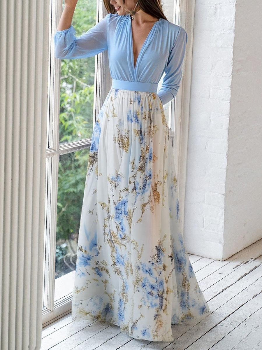Penelope | Abito Maxi Floreale Elegante per Stile e Comfort