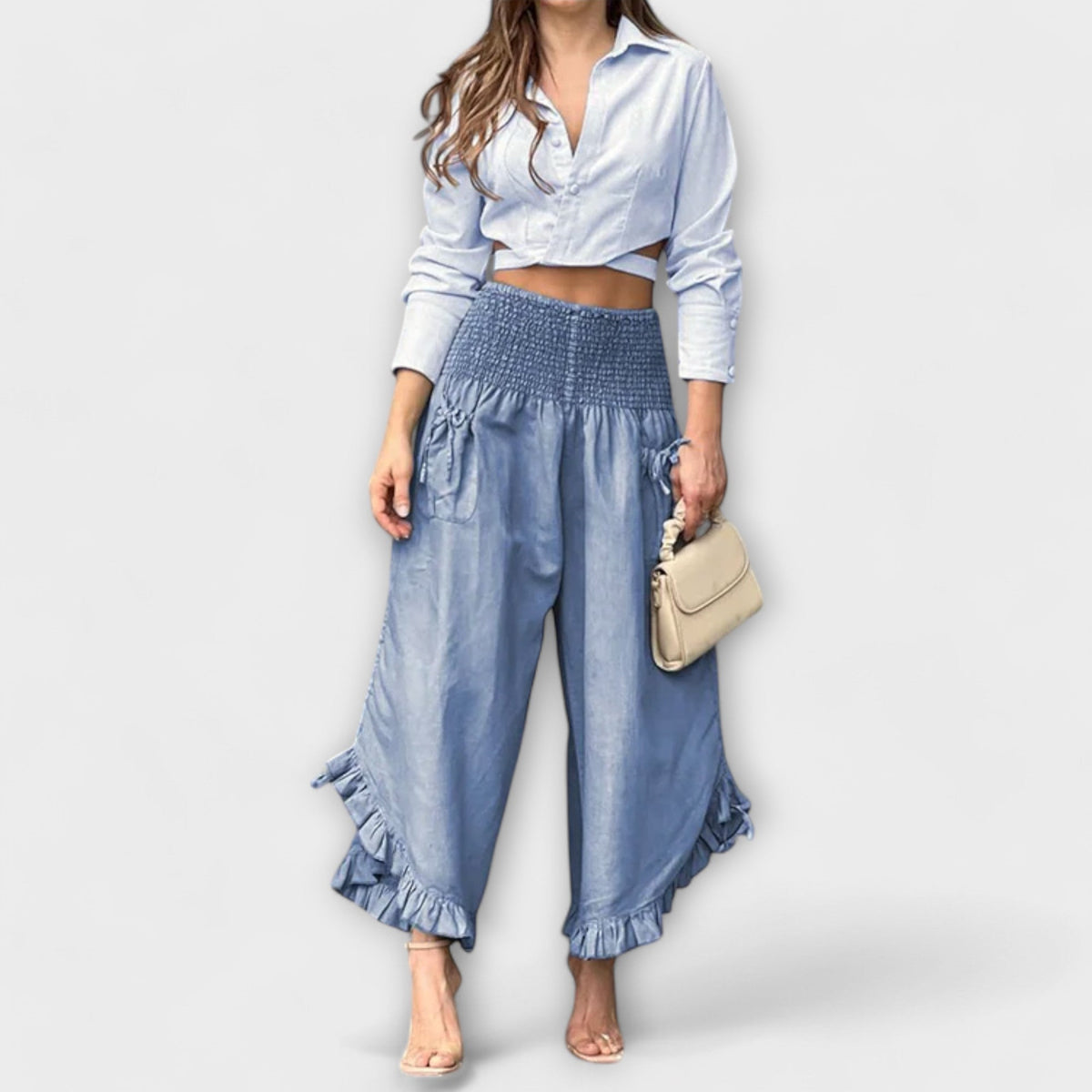 Jaya - Pantaloni Casual in Lino Eleganti e Confortevoli