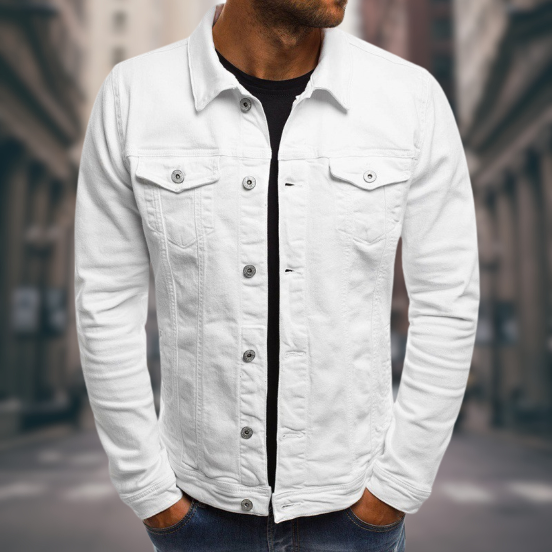 Artur - Giacca Slim Fit in Denim: Stile e Comfort per Ogni Occasione!