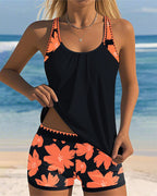 Mariana - Tankini Senza Maniche con Scollatura a U: Comfort e Stile per l'Estate!
