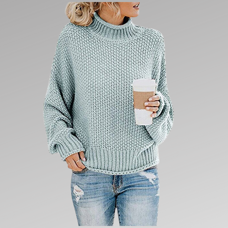 Maglione Elegante con Collo Alto - Comfort e Stile per Ogni Occasione!