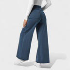 Irene - Pantaloni Denim a Gamba Larga: Stile e Comfort per Ogni Occasione!