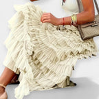 Stupenda Gonna Boho in Raso: Eleganza e Stile Unico