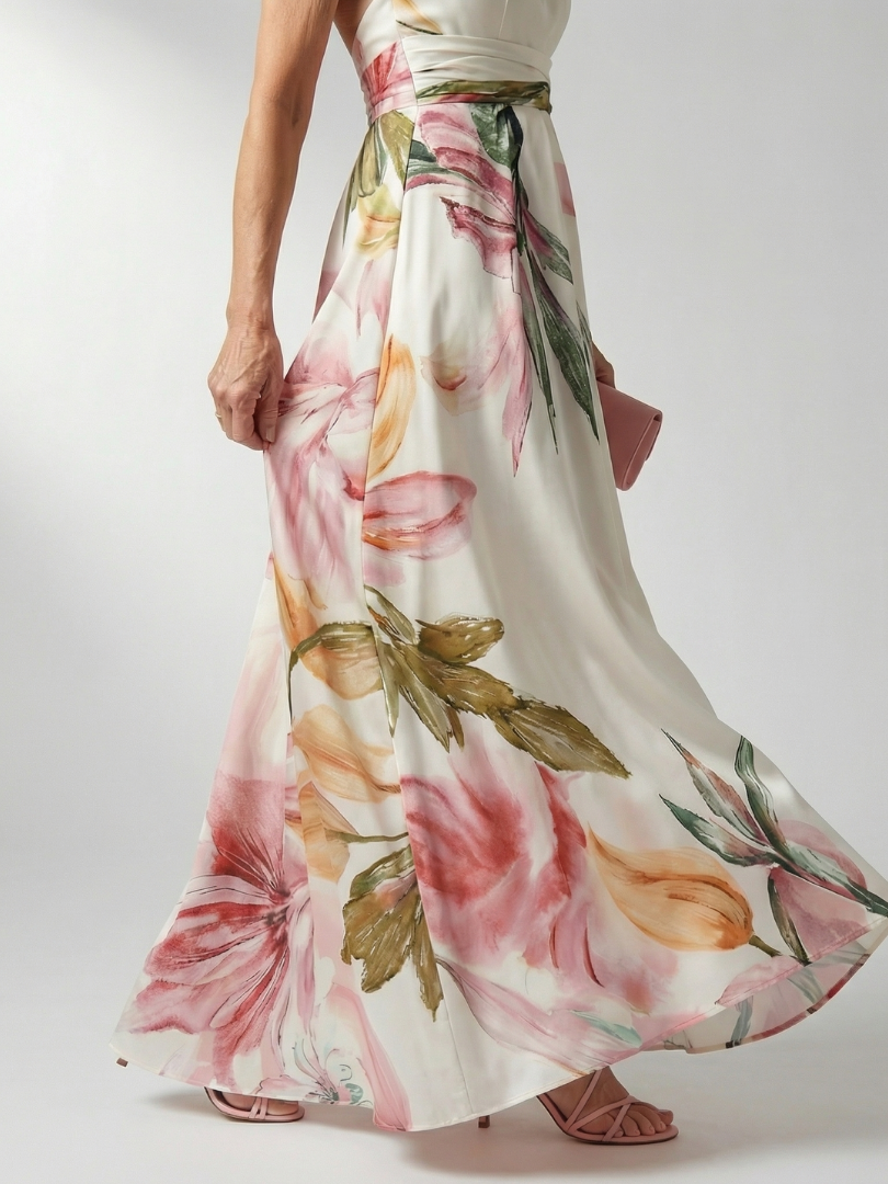 Amiel | Abito Maxi Floreale Leggero: Eleganza e Stile per Ogni Occasione!