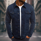 Artur - Giacca Slim Fit in Denim: Stile e Comfort per Ogni Occasione!